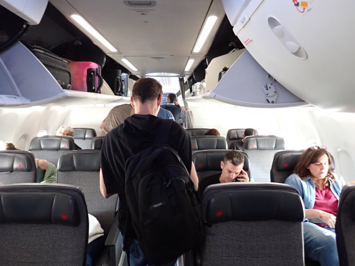 AC707 biz class front