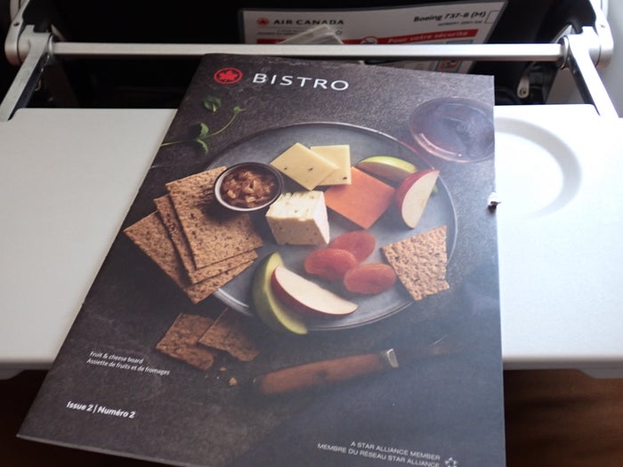 AC707 menu cover
