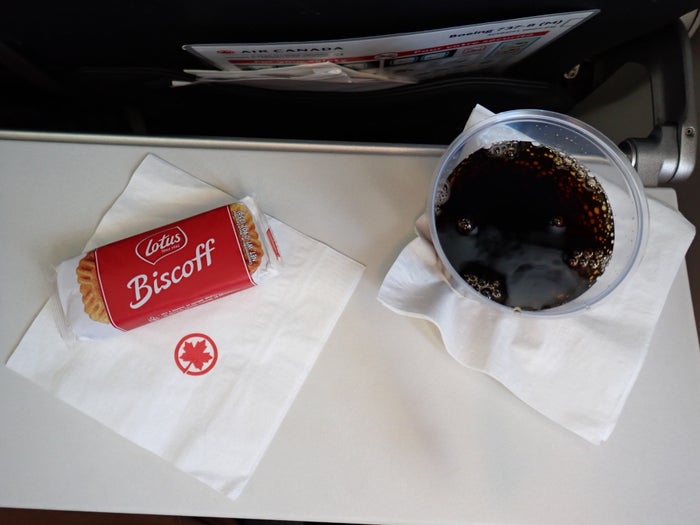 AC707 snacks overhead