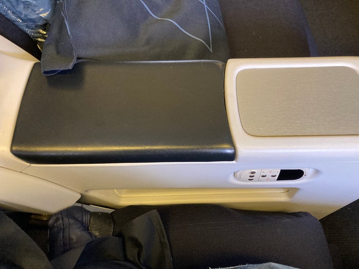 Air France Boeing 777 200 CDG JFK premium economy arm rest Air France Boeing 777 200 CDG JFK premium economy arm rest