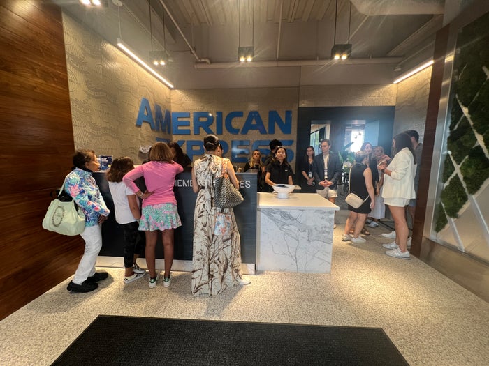 Amex Centurion Lounge US Open Reception Desk