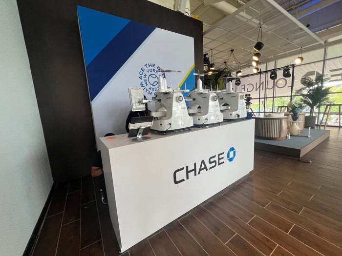 Chase Lounge US Open Hat Making Chase Lounge US Open Hat Making