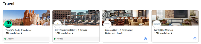 Offers correctly added to Chase Offers Chase Offers added