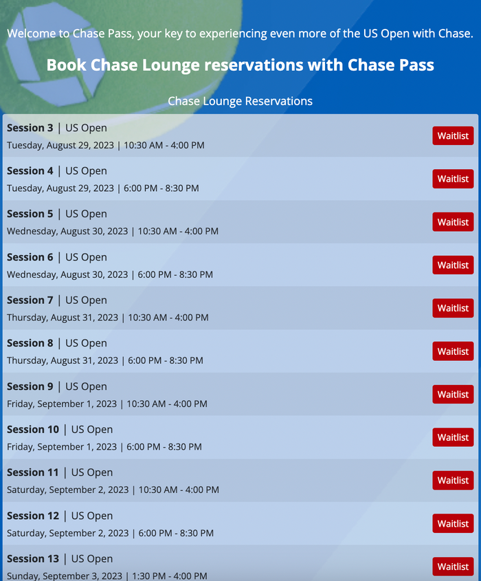 Chase Pass Waitlist Chase Pass Waitlist