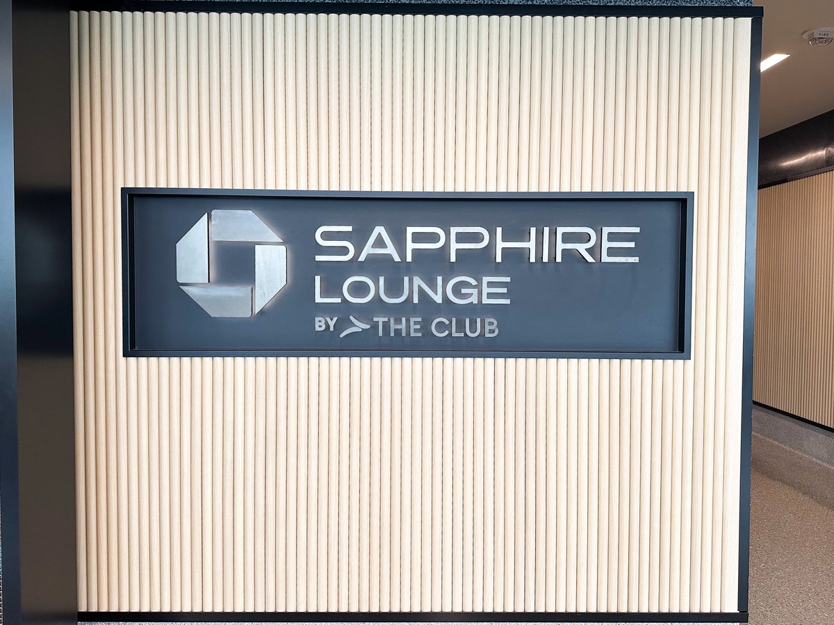 Chase Sapphire Lounge Sign