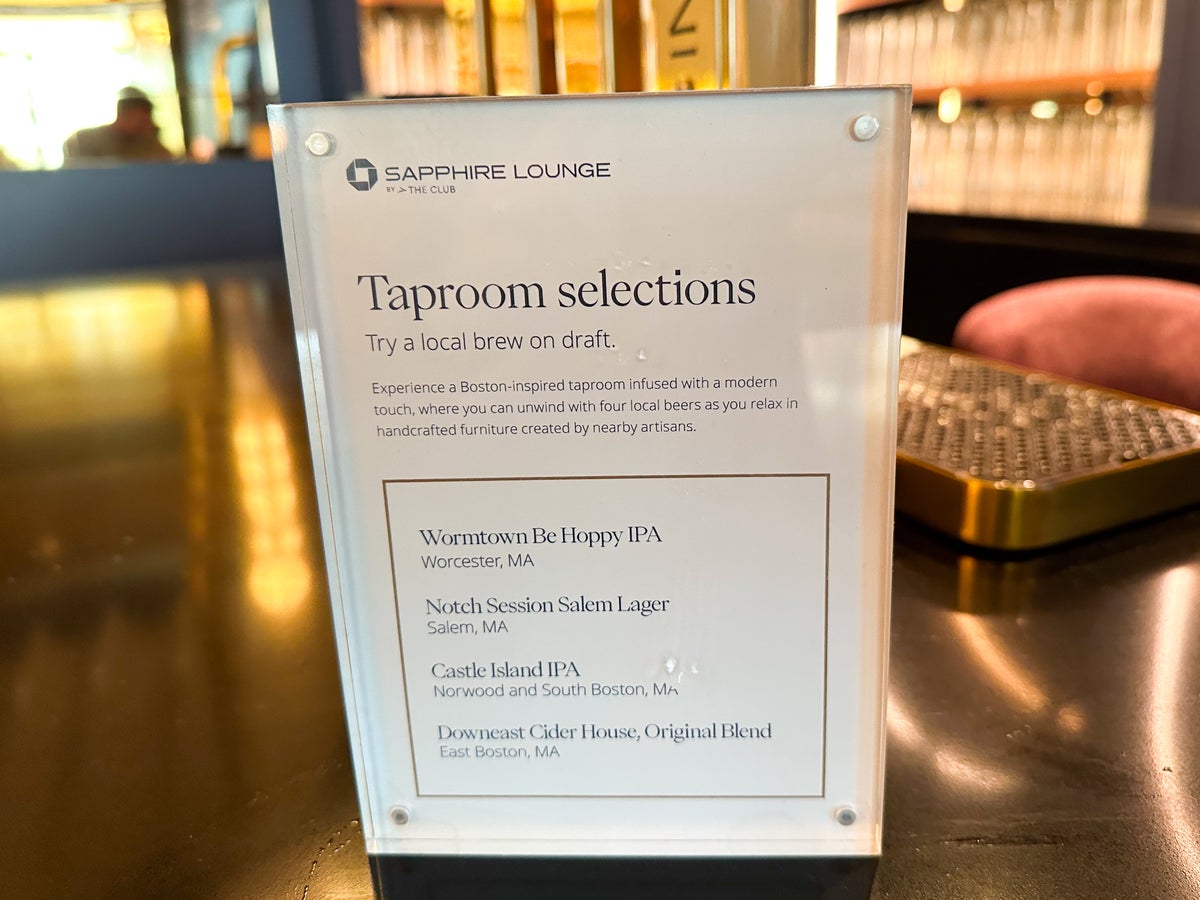 Chase Sapphire Lounge Taproom