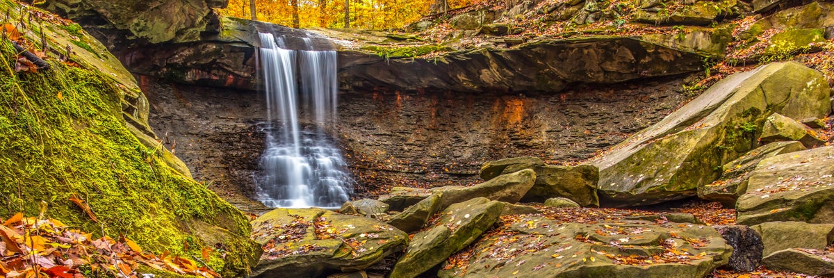 Blue Hens Falls in Cuyahoga Valley National Park