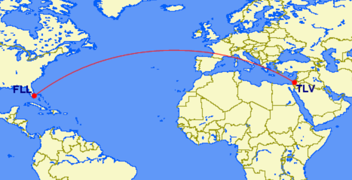 El Al Fort Lauderdale to Tel Aviv El Al Fort Lauderdale to Tel Aviv