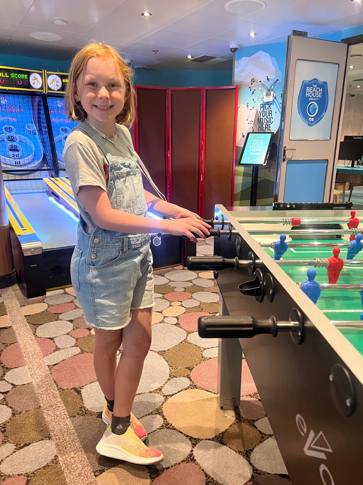 Ellie at Camp Discovery kids club on Princess Cruises