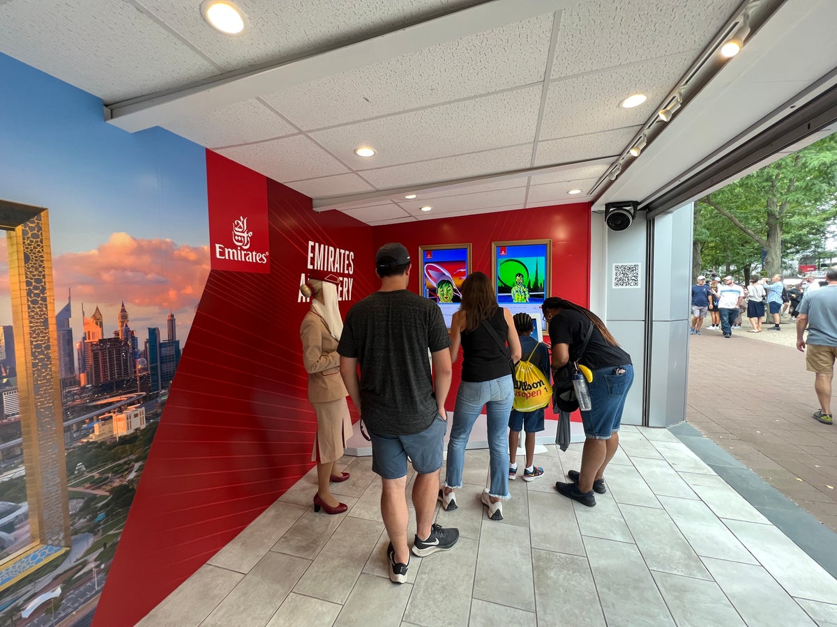 Emirates US Open Kiosk