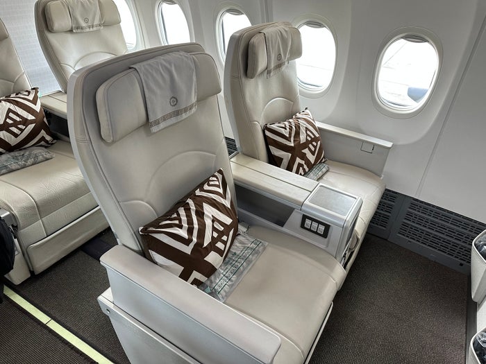 FIji Airways NAN MEL Bulkhead Seats