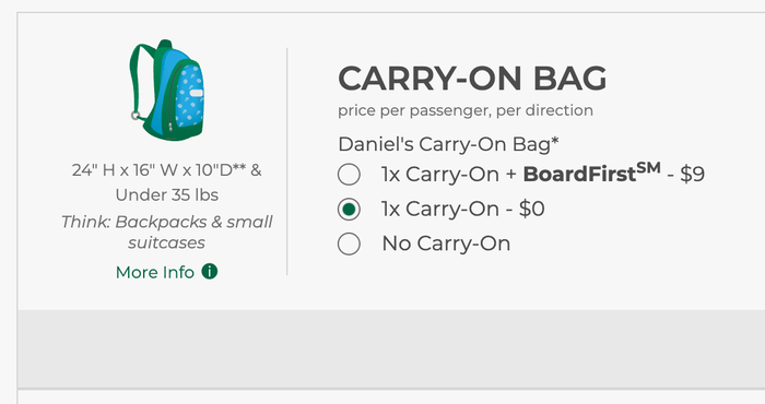 Frontier Carry On Bag