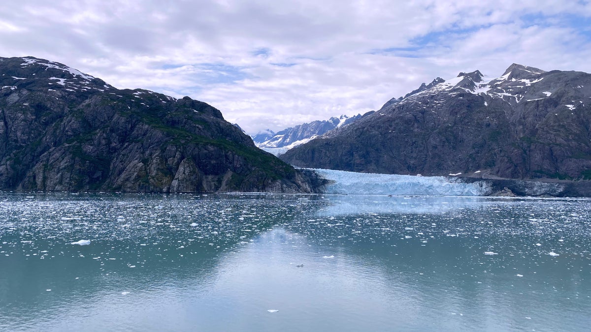 Glacier Bay in Alaska from a cruise ship