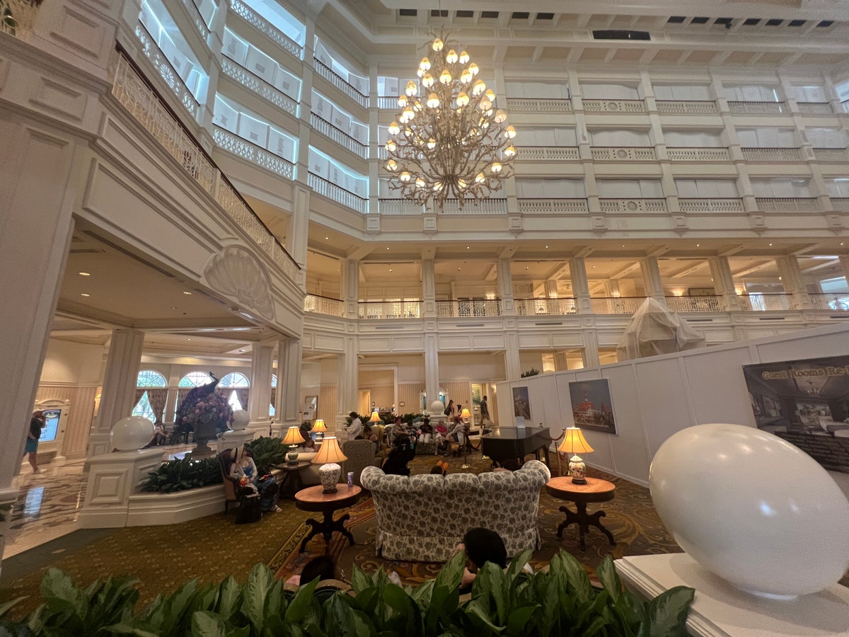 Grand Floridian Lobby Seating and Piano