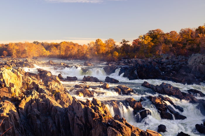 Great Falls in October Great Falls in October