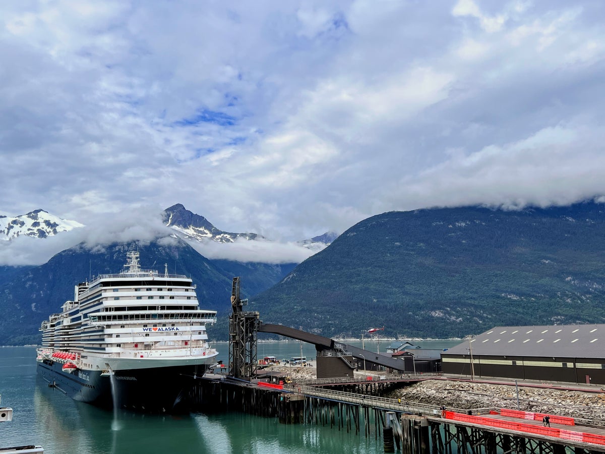 Holland America Cruise ship in Alaska
