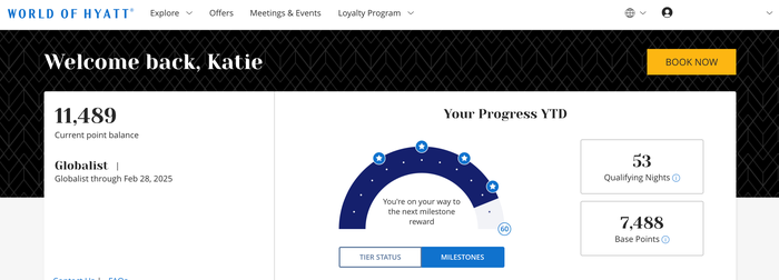 Hyatt Globalist status Hyatt Globalist status