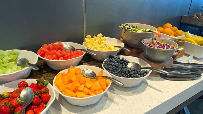 Hyatt Regency Vancouver breakfast buffet fruit Hyatt Regency Vancouver breakfast buffet fruit