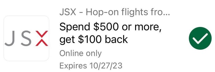 JSX Amex Offer JSX Amex Offer