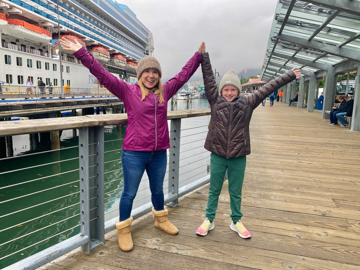 Juneau port stop on an Alaska cruise