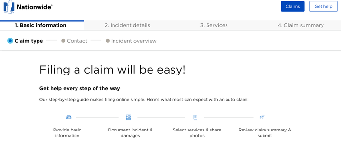 Nationwide travel insurance online claim