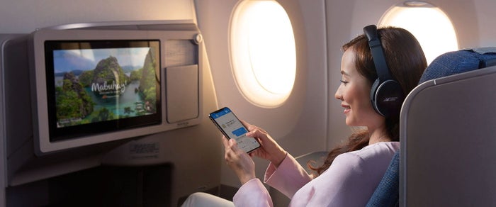 Philippine Airlines A330 Philippine Airlines IFE business