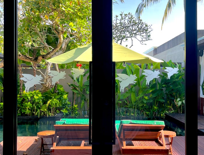 W Seminyak Bali Marvellous Villa bed view W Seminyak Bali Marvellous Villa bed view