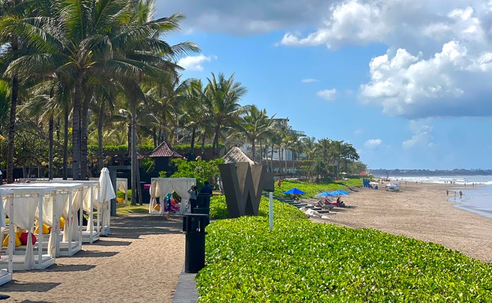 W Seminyak Bali beach W Seminyak Bali beach