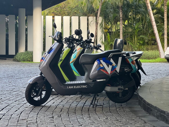 W Seminyak Bali electric motorbikes W Seminyak Bali electric motorbikes