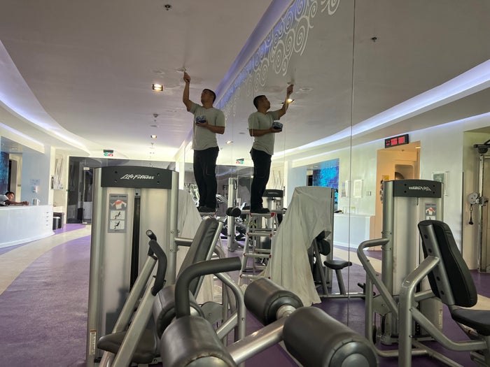 W Seminyak Bali gym maintenance W Seminyak Bali gym maintenance