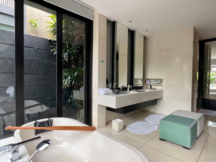 W Seminyak Bali room bathroom W Seminyak Bali room bathroom