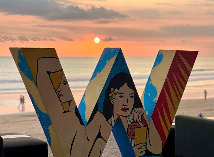 W Seminyak Bali sunset W Seminyak Bali sunset