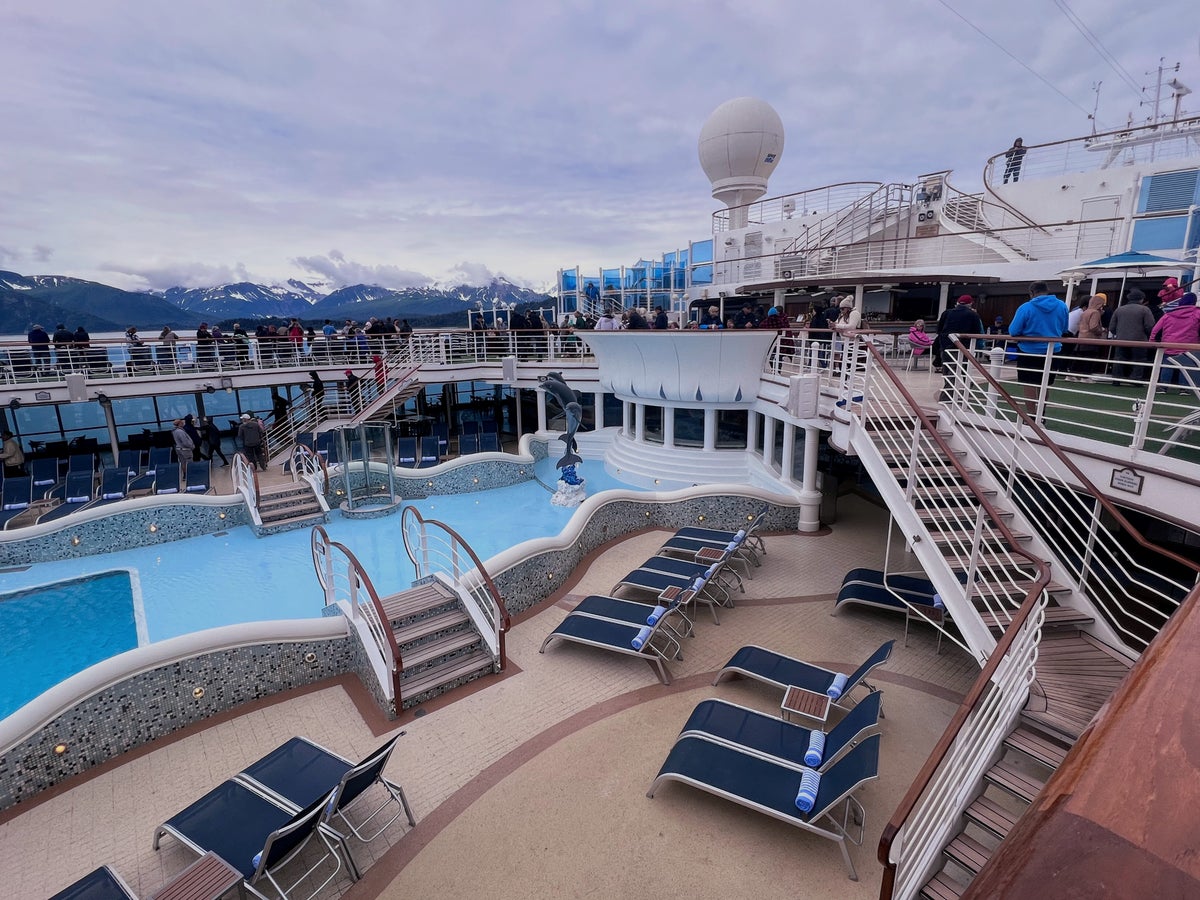 Crowded Alaska cruise ship