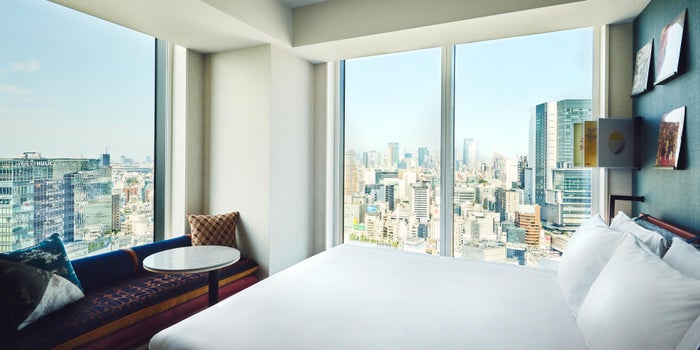 Hotel Indigo Tokyo Shibuya lobby Hotel Indigo Shibuya king room