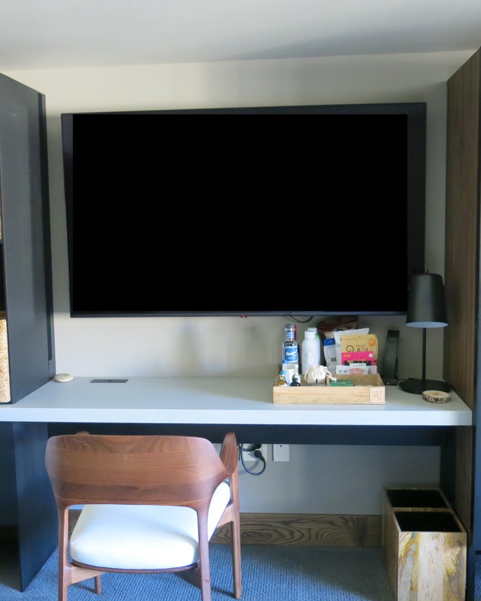 1 Hotel San Francisco desk and tv 1 Hotel San Francisco desk and tv