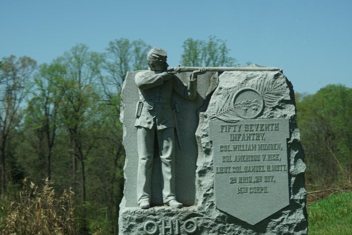 57th Infantry at Vicksburg National Military Park 57th Infantry at Vicksburg National Military Park