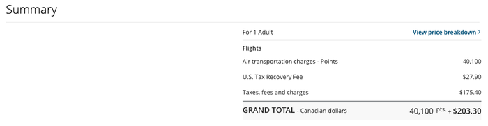 Air Canada Aeroplan redemption FRA YUL LAX in economy