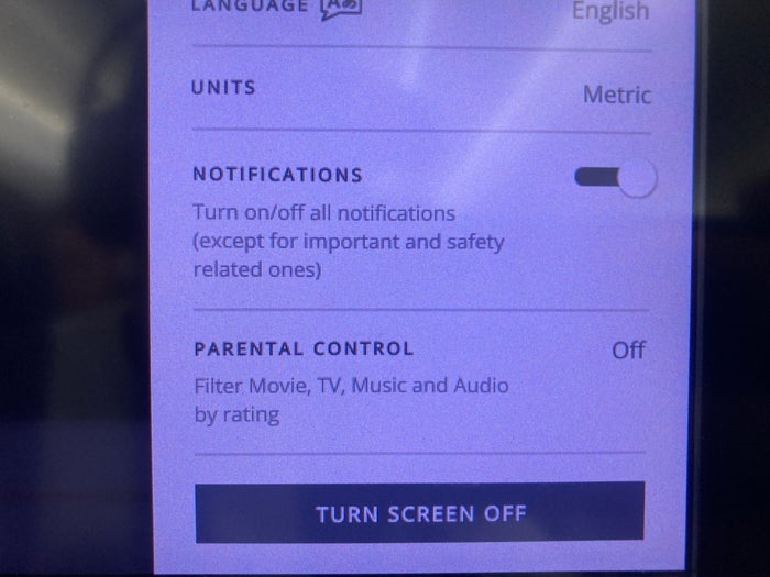 Air Canada B787-9 FRA to YUL economy entertainment settings