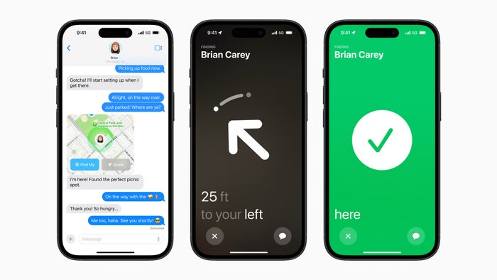 Apple iPhone 15 lineup Precision Finding Apple iPhone 15 lineup Precision Finding