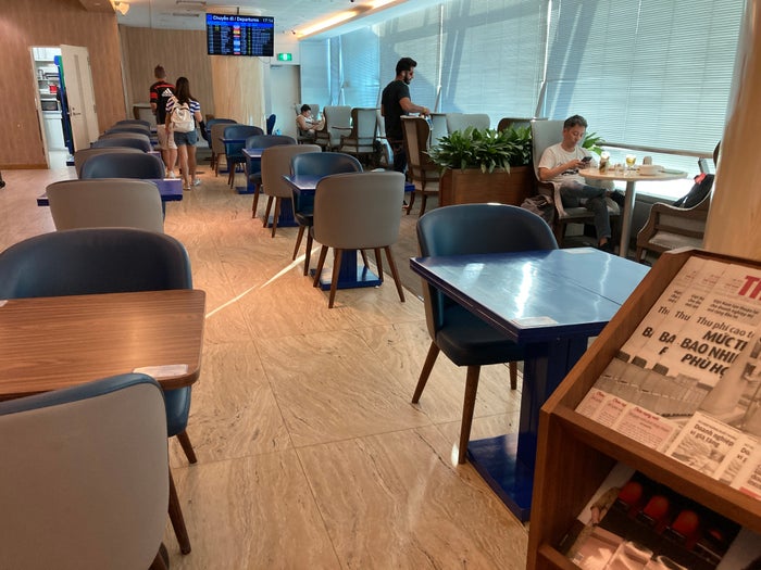 Apricot Business Lounge SGN dining seating Apricot Business Lounge SGN dining seating