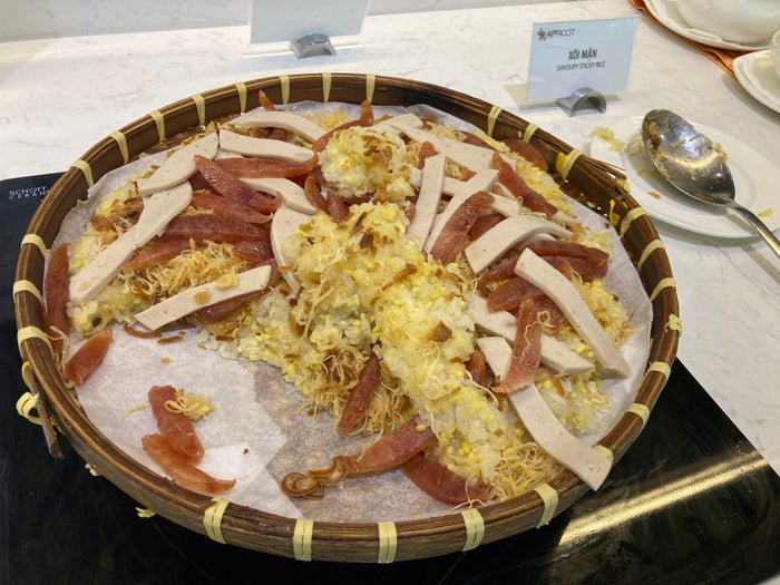 Apricot Business Lounge SGN savoury sticky rice Apricot Business Lounge SGN savoury sticky rice
