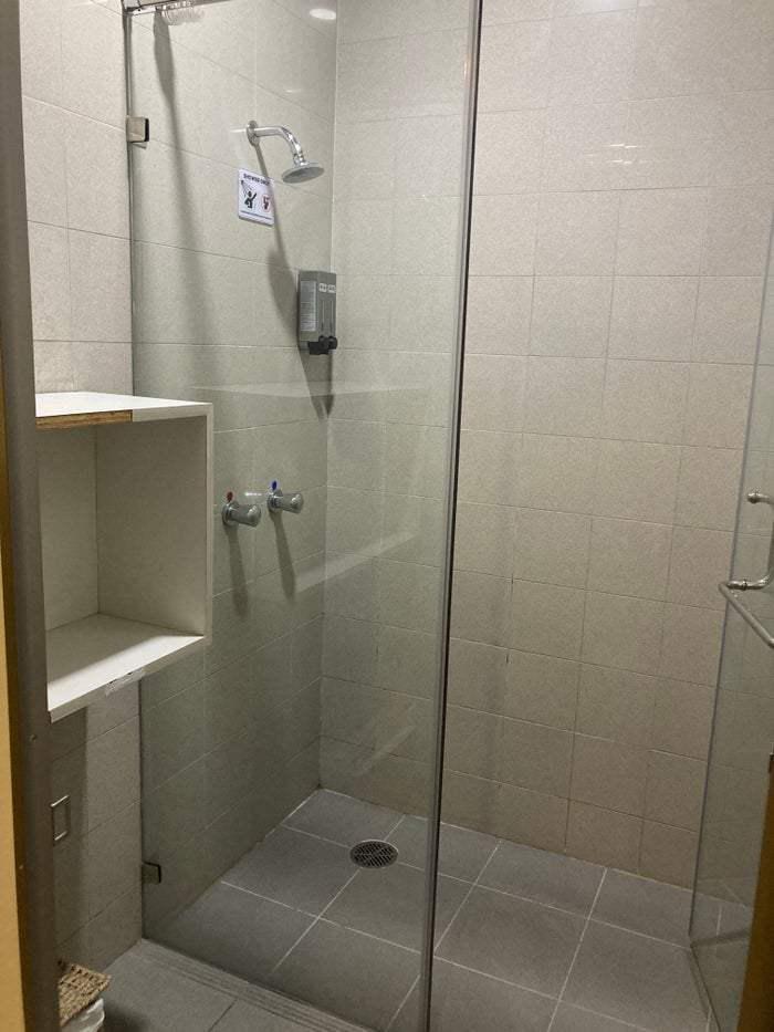 Apricot Business Lounge SGN womens shower interior Apricot Business Lounge SGN womens shower interior