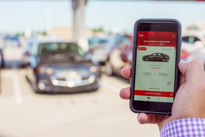 Avis car rental app lot Avis car rental app lot