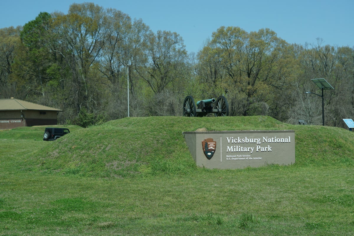 Entrance to the Vicksburg National Military Park