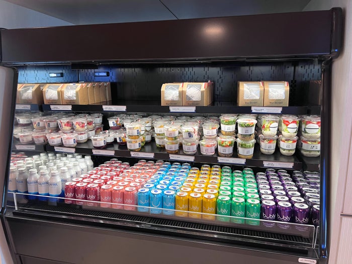 Grab and go at Capital One Lounge Dulles Grab and go at Capital One Lounge Dulles