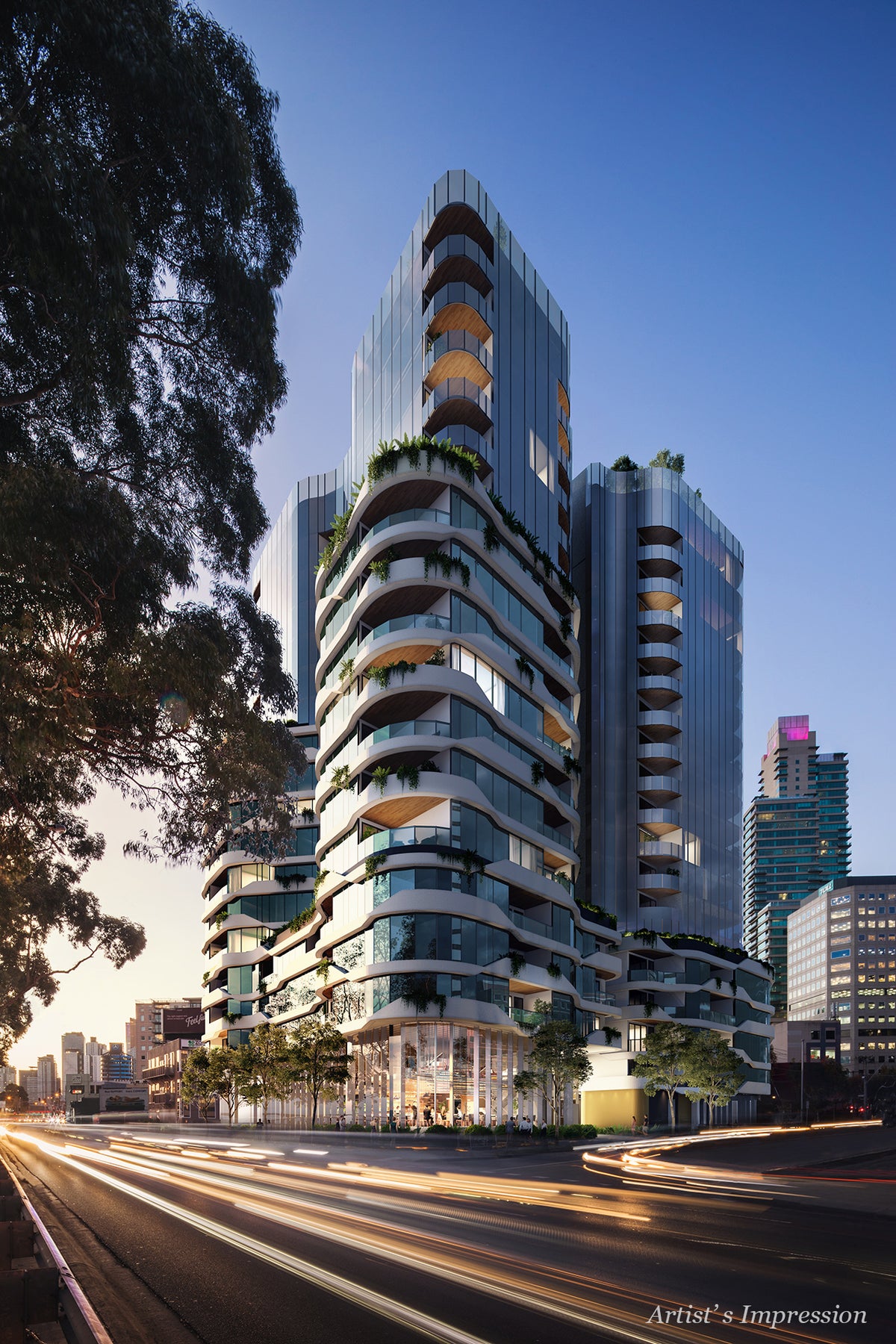 Hyatt House South Melbourne rendering