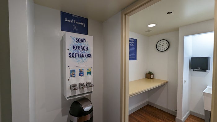 Hilton Los Angeles Universal City amenities laundry room Hilton Los Angeles Universal City amenities laundry room