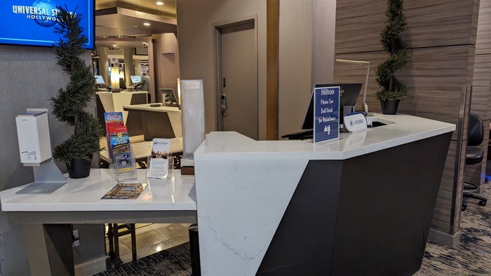 Hilton Los Angeles Universal City concierge desk Hilton Los Angeles Universal City concierge desk