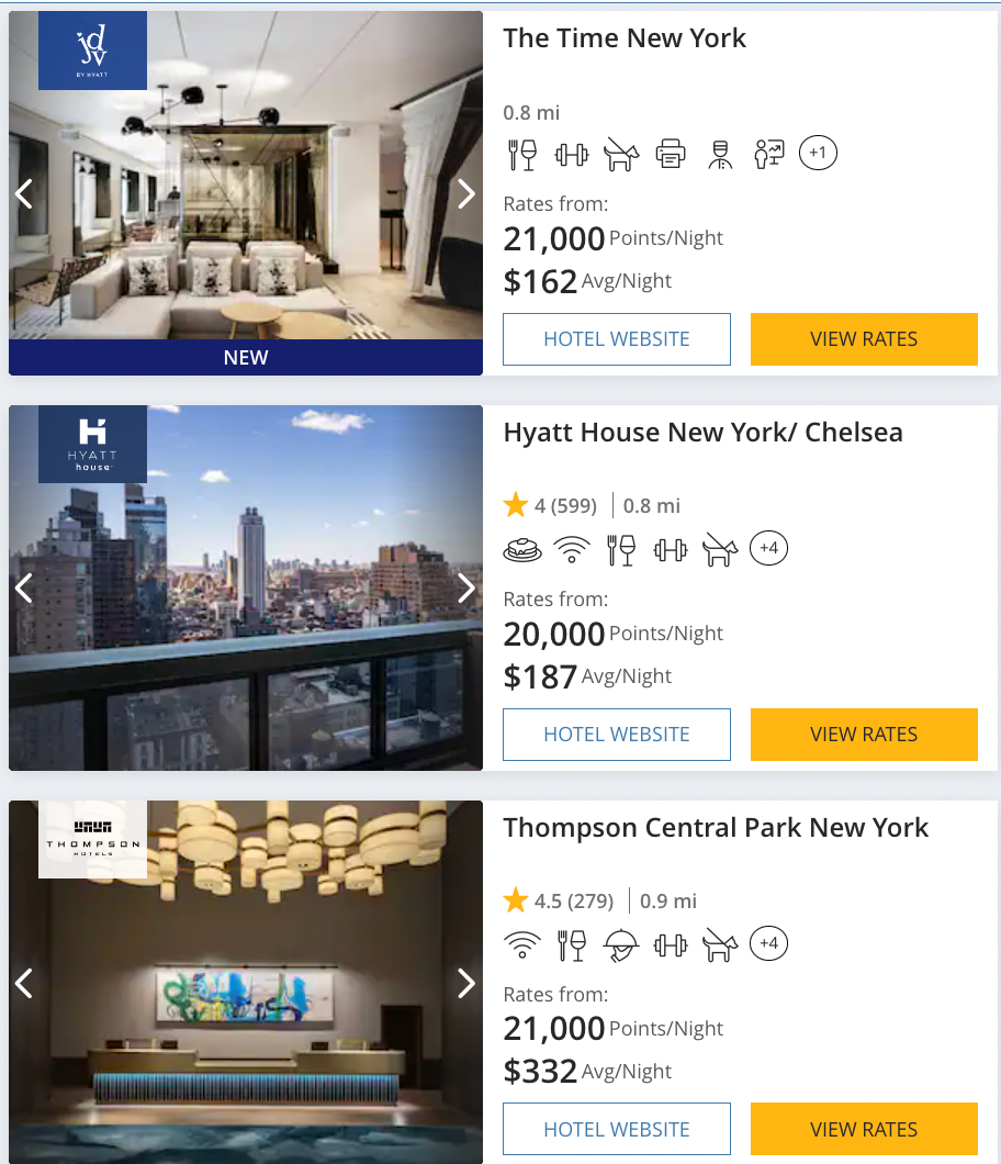 Hyatt NYC Hotel Rates Pricing