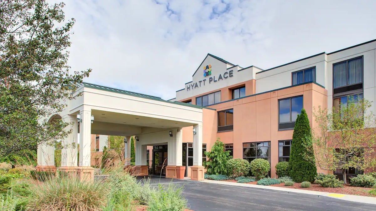 Exterior image of the Hyatt Place Mystic in Mystic, Connecticut